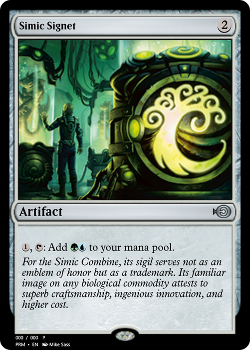 Simic Signet (PRM-46900) - uncommon - Foil