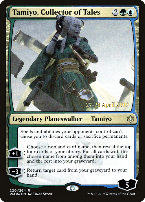 Tamiyo, Collector of Tales (PRE-220S) - rare - Foil