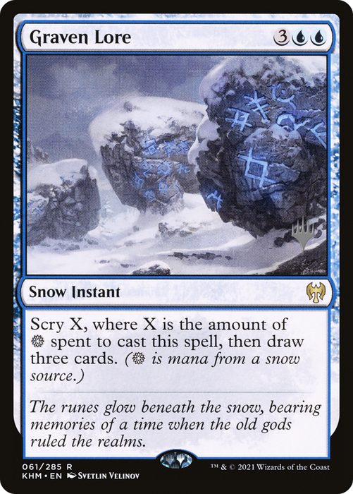 Graven Lore (PPKHM-61P) - rare: (snow)