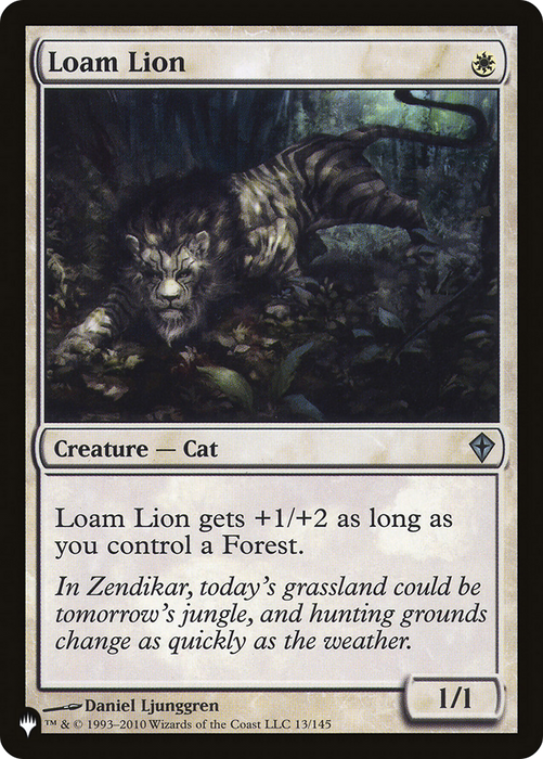 Loam Lion (LIST-WWK-13) - uncommon