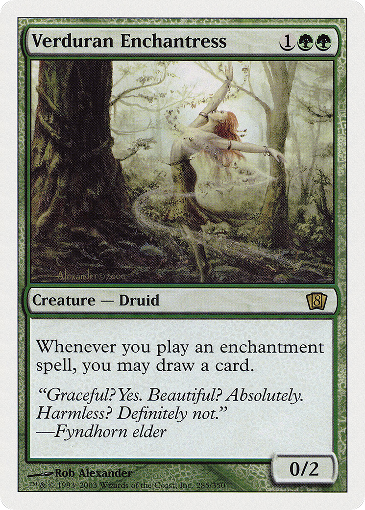 Verduran Enchantress (8ED-285) - rare