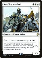 Benalish Marshal (PRE-06S) - rare - Foil