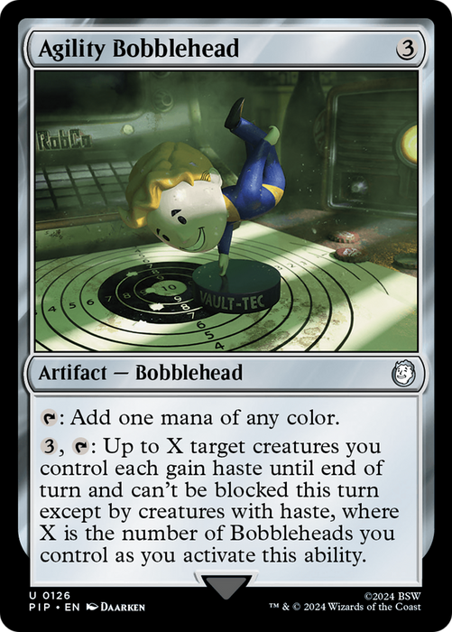 Agility Bobblehead (PIP-126) - uncommon