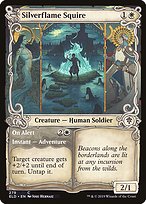 Silverflame Squire // On Alert (ELD-279) - common: (Showcase)