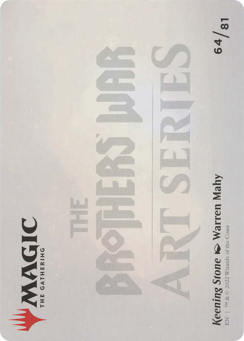 Keening Stone // Keening Stone (ABRO-064) - common (Borderless) - Foil