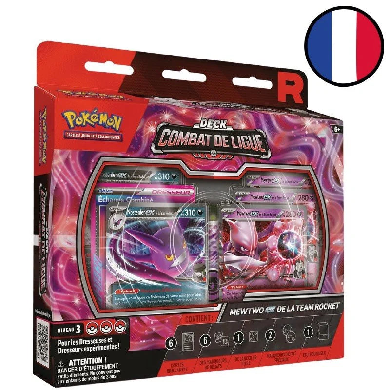 League Battle Deck - Team Rocket's Mewtwo ex (français)