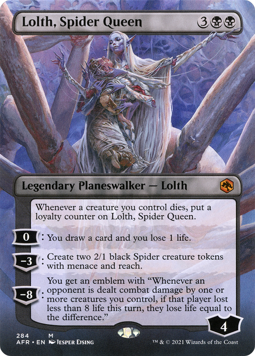 Lolth, Spider Queen (AFR-284) - mythic (Borderless)
