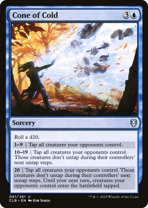 Cone of Cold (CLB-061) - uncommon - Foil