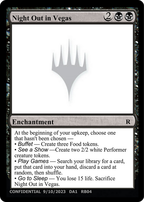 Night Out in Vegas (UNK-RB04C) - rare