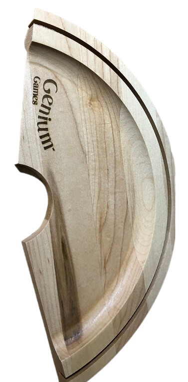 Porte-Cartes en bois d'érable naturel