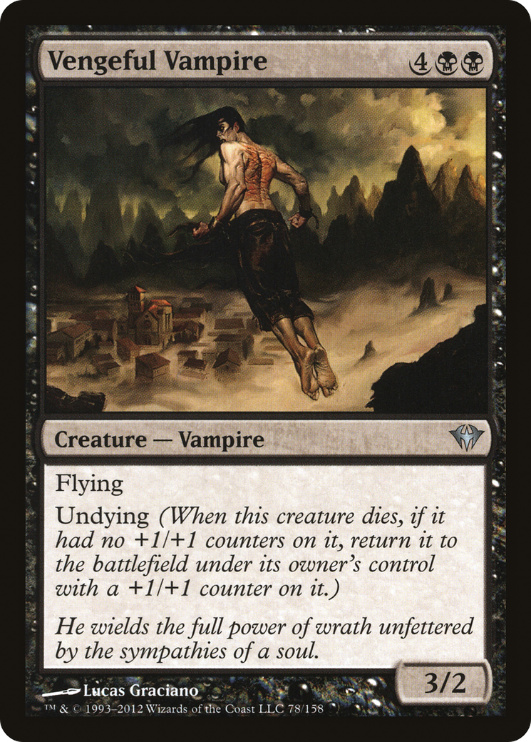 Vengeful Vampire (DKA-078) - uncommon - Foil