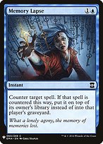 Memory Lapse (LIST-EMA-60) - common