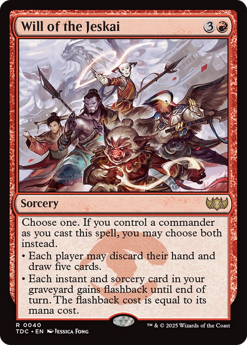Will of the Jeskai (TDC-040) - rare