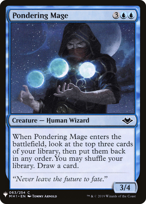 Pondering Mage (LIST-MH1-63) - common