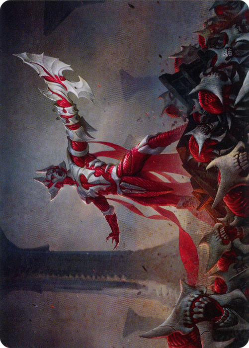 Mite Overseer // Mite Overseer (AONE-004) - common (Borderless) - Foil