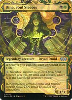 Dina, Soul Steeper (MUL-167) - uncommon: (Showcase) (Borderless) - Foil