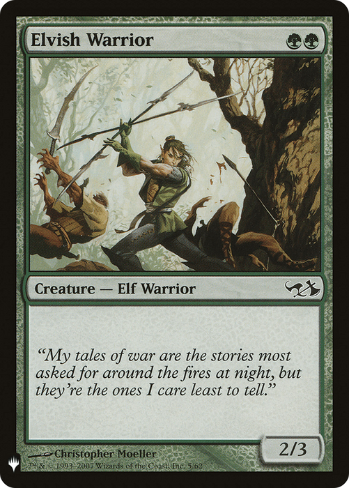 Elvish Warrior (LIST-DD1-5) - common