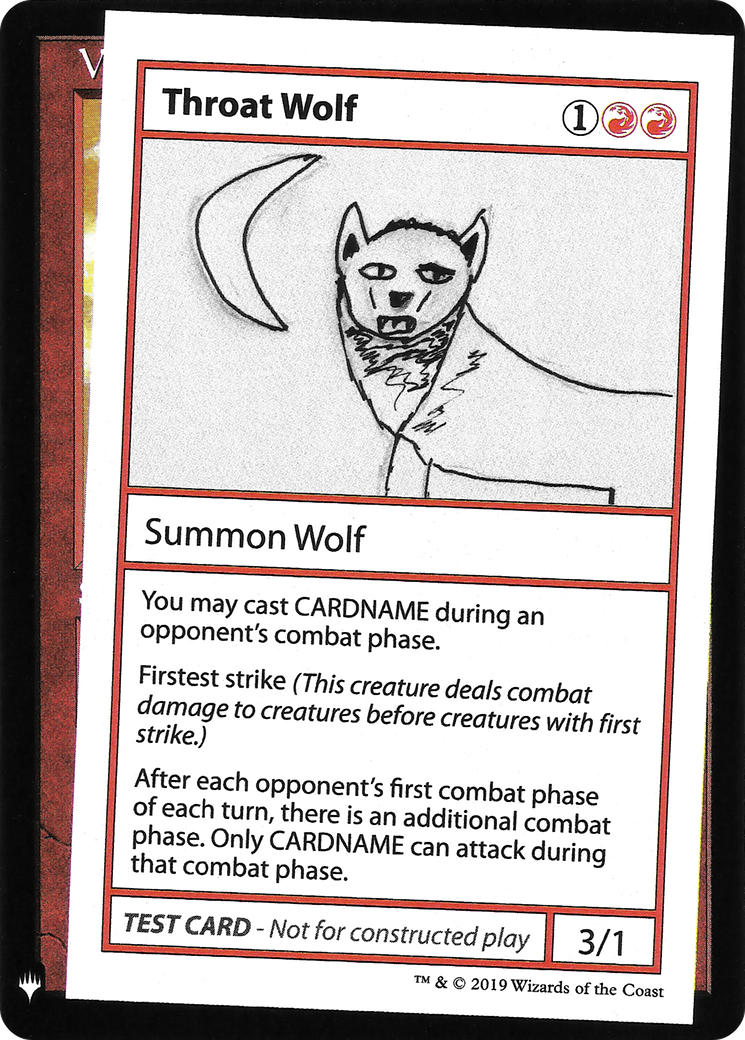 Throat Wolf (CMB1-065) - rare