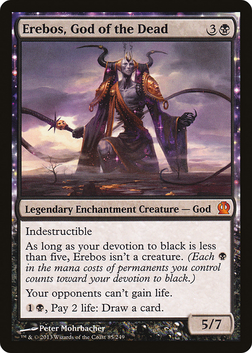 Erebos, God of the Dead (THS-085) - mythic: (enchantment) - Foil