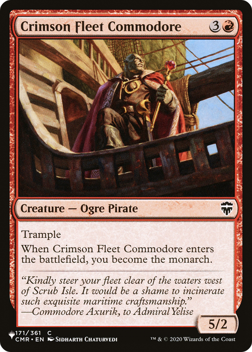 Crimson Fleet Commodore (LIST-CMR-171) - common