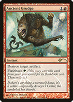 Ancient Grudge (FNM-005) - rare - Foil