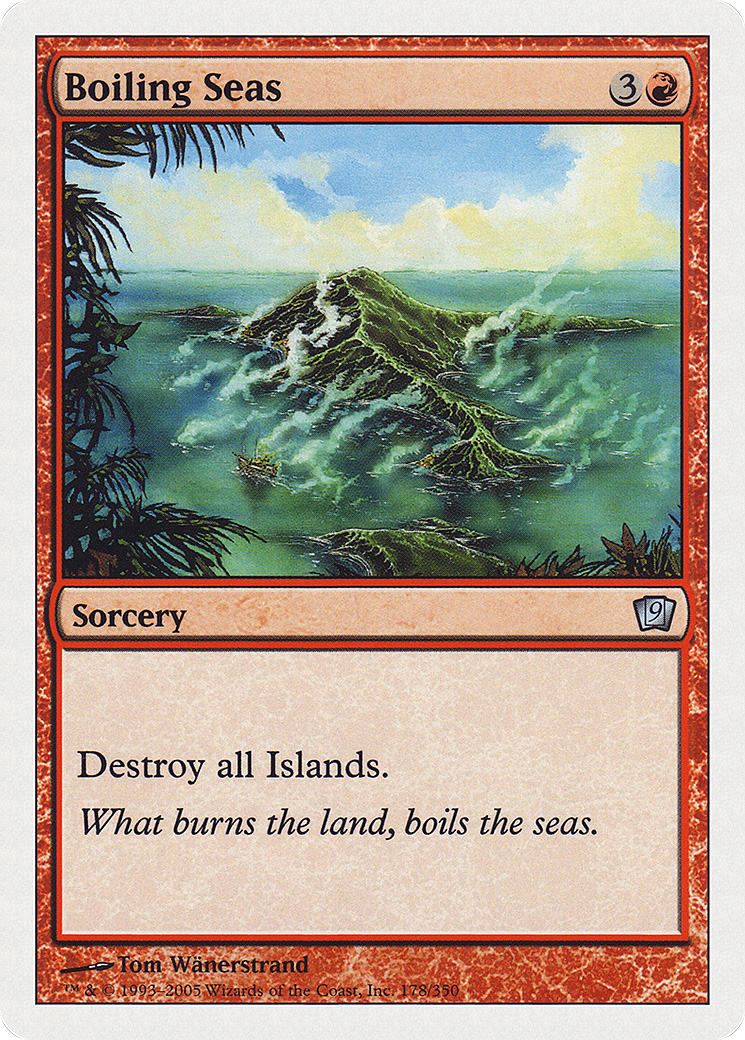 Boiling Seas (9ED-178) - uncommon