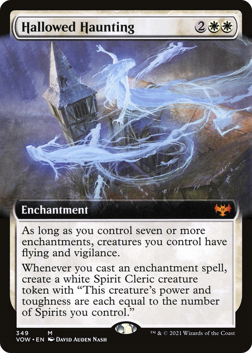 Hallowed Haunting (VOW-349) - mythic: (Extended Art) - Foil