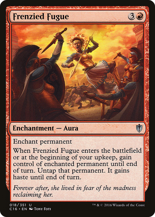 Frenzied Fugue (C16-018) - uncommon