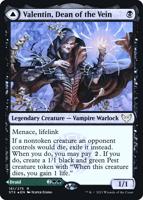 Valentin, Dean of the Vein // Lisette, Dean of the Root (PRE-161S) - rare - Foil