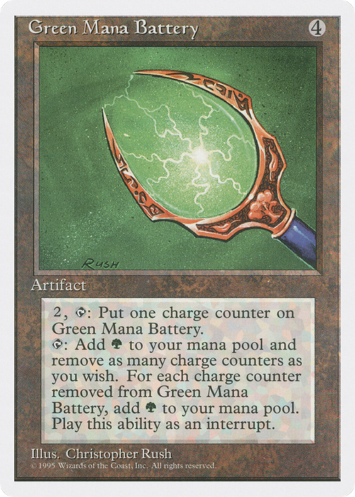 Green Mana Battery (4ED-323) - rare