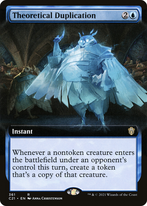 Theoretical Duplication (C21-361) - rare: (Extended Art)
