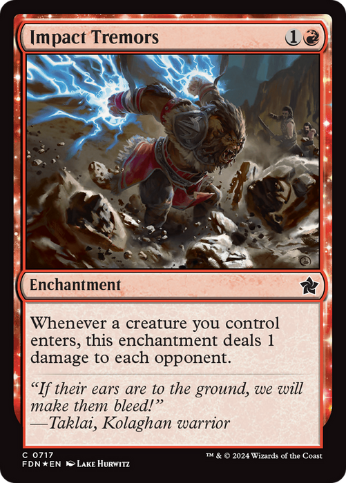 Impact Tremors (FDN-717) - common - Foil