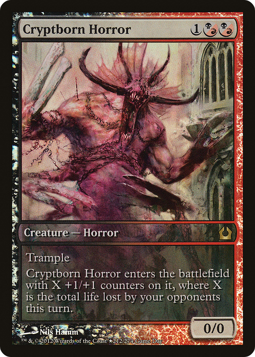 Cryptborn Horror (GAME-212) - rare - Foil