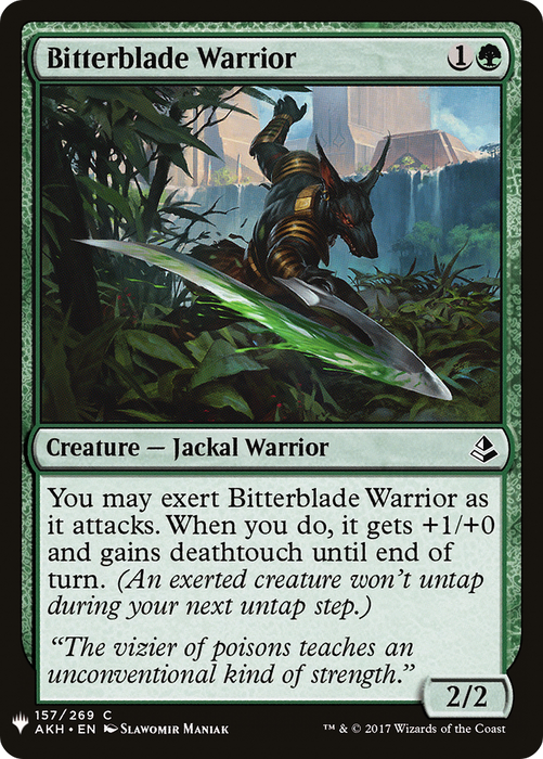 Bitterblade Warrior (LIST-AKH-157) - common