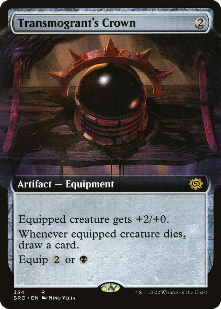 Transmogrant's Crown (BRO-334) - rare: (Extended Art)