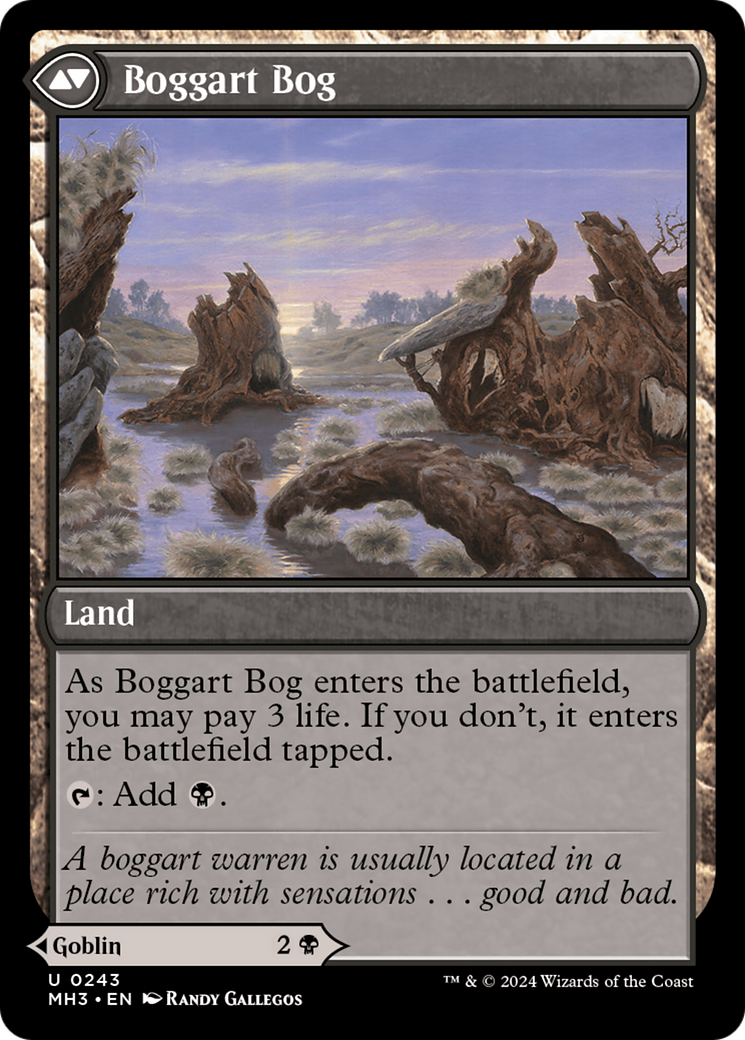Boggart Trawler // Boggart Bog (MH3-243) - uncommon - Foil