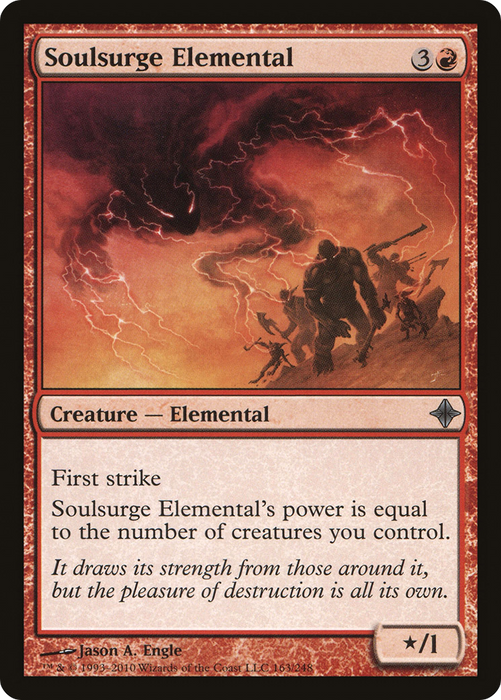 Soulsurge Elemental (ROE-163) - uncommon - Foil