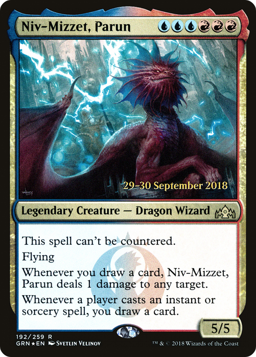 Niv-Mizzet, Parun (PRE-192S) - rare - Foil