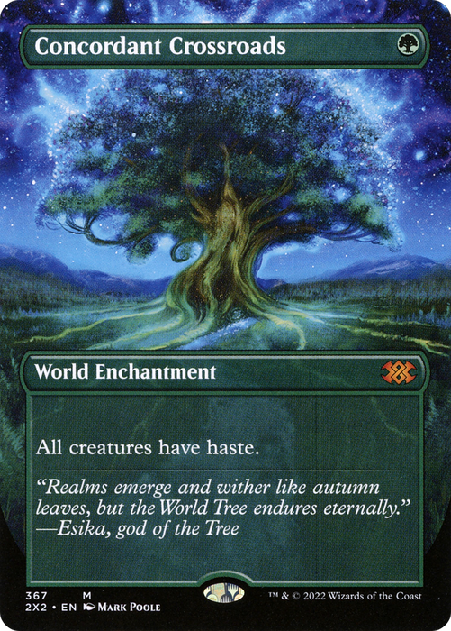 Concordant Crossroads (2X2-367) - mythic (Borderless) - Foil
