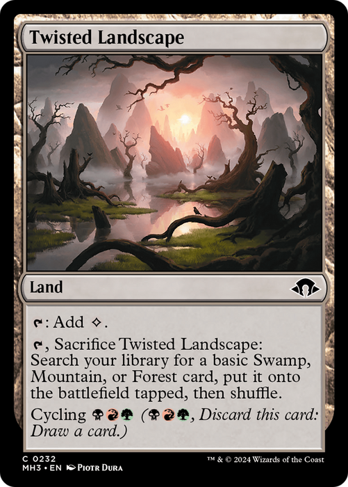 Twisted Landscape (MH3-232) - common - Foil