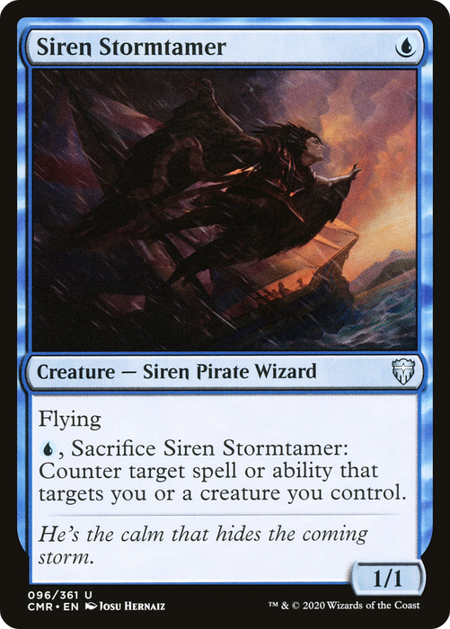 Siren Stormtamer (CMR-096) - uncommon - Foil