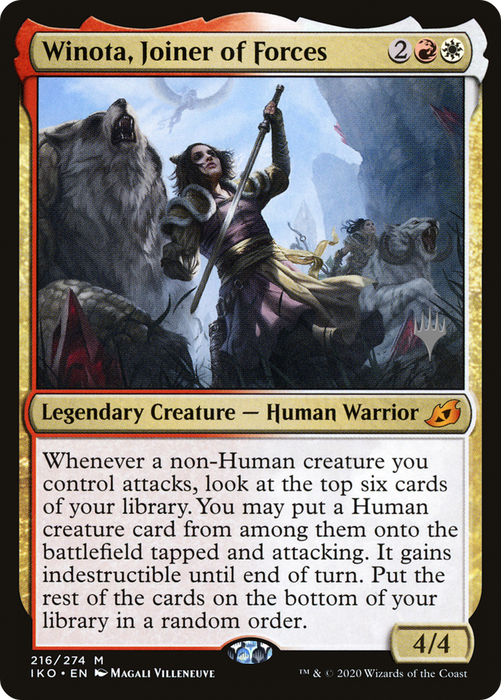 Winota, Joiner of Forces (PPIKO-216P) - mythic - Foil