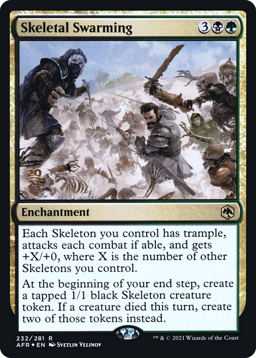 Skeletal Swarming (PRE-232S) - rare - Foil