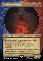 Gandalf the Grey (LTR-322) - rare: (Showcase) (Borderless)