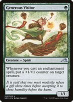 Generous Visitor (NEO-185) - uncommon