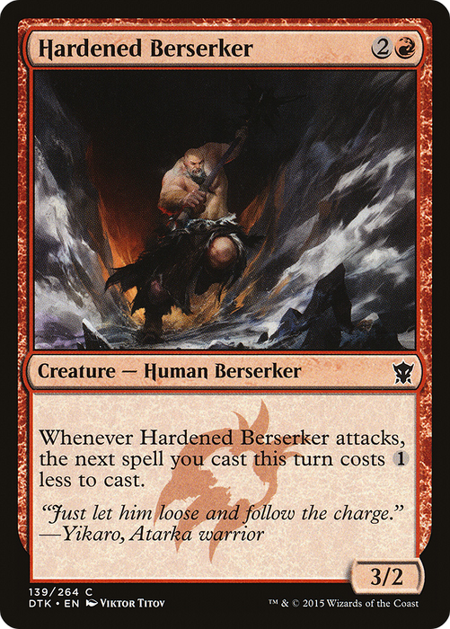 Hardened Berserker (DTK-139) - common - Foil