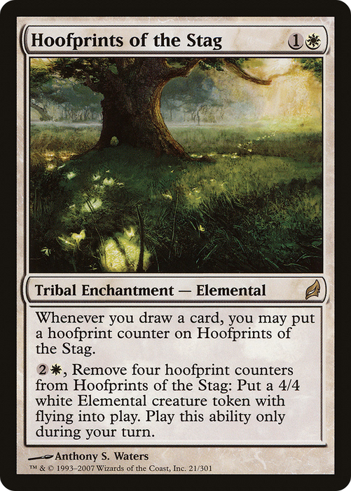 Hoofprints of the Stag (LRW-021) - rare - Foil