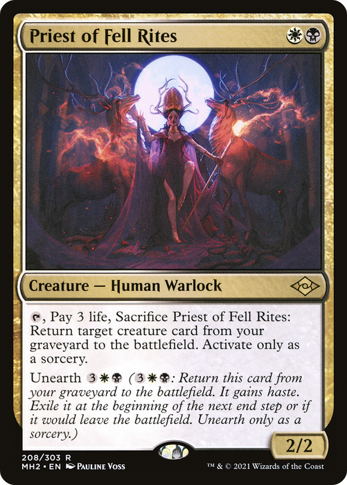 Priest of Fell Rites (MH2-208) - rare
