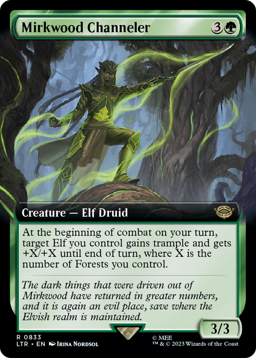 Mirkwood Channeler (LTR-833) - rare: (Extended Art)