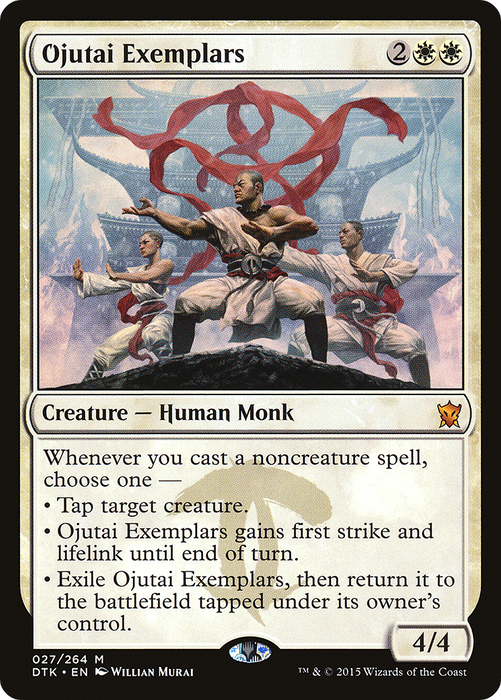 Ojutai Exemplars (DTK-027) - mythic